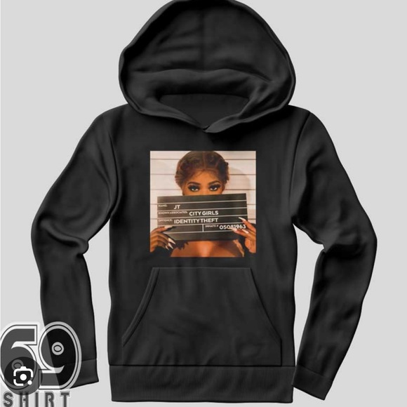 Black Graphic Hoodie - Picture 1 of 2